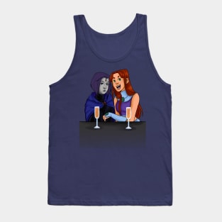 Raven and Starfire At Brunch Tank Top